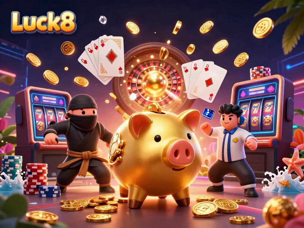 Experience excitement at Luck8 with dynamic gaming elements and colorful animations.