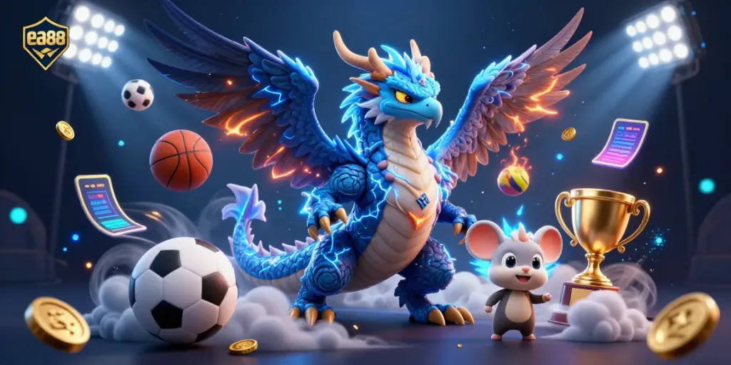 Experience exhilarating gaming with the dynamic ea88 thunder dragon and sports elements, enhancing casino excitement.